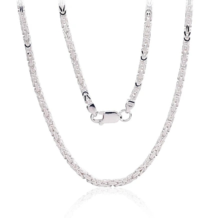 Meestele,  - Hõbekett Bizantine 2.5 mm, 50, 18.4 g, Hõbe 925 proov