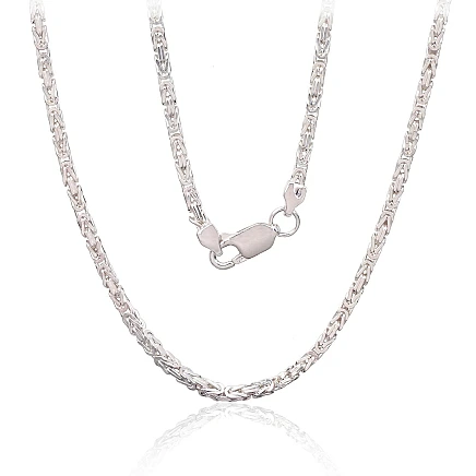 Meestele,  - Hõbekett Bizantine 2.1 mm, 55, 19.7 g, Hõbe 925 proov