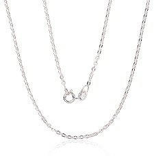Hõbekett Anchor round 2 mm , kantide teemanttöötlus, 50, 3.5 g, Hõbe 925 proov