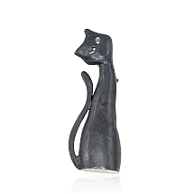Hõbepross, 6.6 g, Hõbe 925 proov, oksüüd (kate), Kristallid