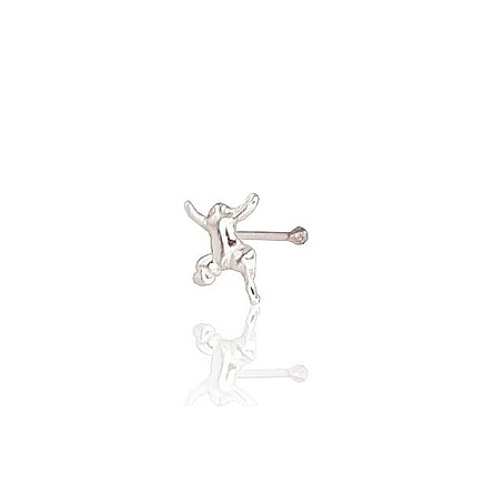 Hõbedast ninna,  - Hõbepiercing-ninale, 0.1 g, Hõbe 925 proov