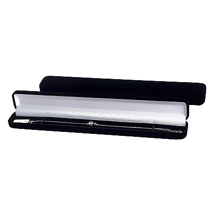 Käevõru / Kett / Kell,  - Kinkekarp, värv: Must, 23.5 x 3.1 x 2.3 mm