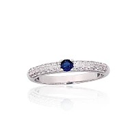 Серебряное кольцо, Серебро 925 проба, родий (покрытие), Цирконы