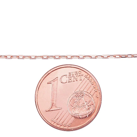 Ketid,  - Kuldkett Anchor 1.2 mm , kantide teemanttöötlus, 40, 1.4 g, Punane Kuld 585 proov