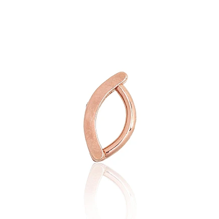 Nabale,  - Kuldpiercing nabale, 1.2 g, Punane Kuld 585 proov, Tsirkonid