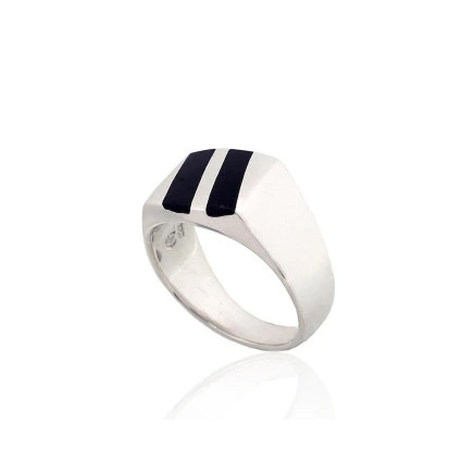 Meestele,  - Hõbesõrmus, 21, 10 g, Hõbe 925 proov, Ooniks
