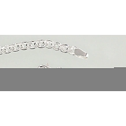 Ketid,  - Hõbekett Crandmother 3.1 mm , kantide teemanttöötlus, 50, 9.6 g, Hõbe 925 proov