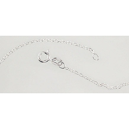 Ketid,  - Hõbekett Anchor round 1,1 mm, 38, 2 g, Hõbe 925 proov