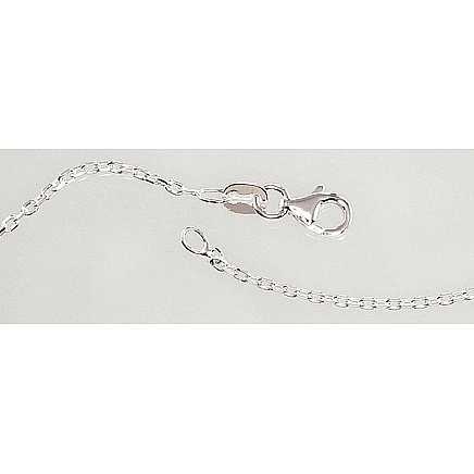 Ketid,  - Hõbekett Anchor 1.2 mm , kantide teemanttöötlus, 42, 2.6 g, Hõbe 925 proov