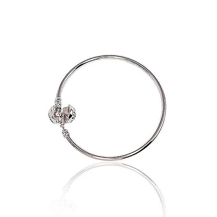 Charms kollektsioon,  - Hõbekäevõru, 18, 9.1 g, Hõbe 925 proov, roodium (kate)