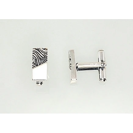 Meestele,  - Hõbedast mansetinööbid, 8.2 g, Hõbe 925 proov, oksüüd (kate)